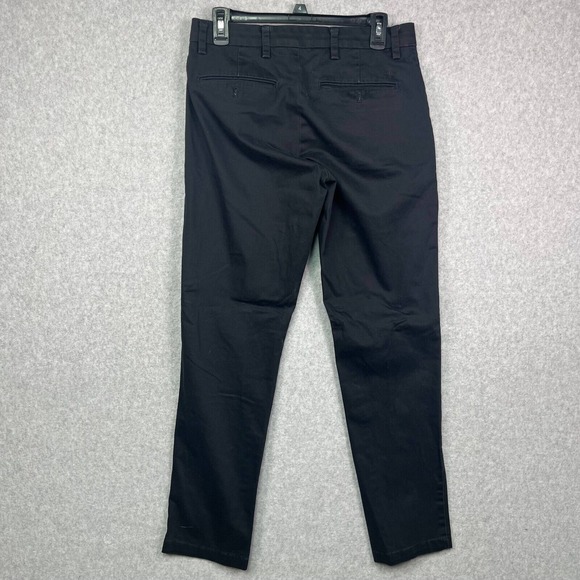 Dockers Pants Men's 31x30 Black Flex Comfort Cotton Belt Loop Slim Fit Tag 30x32 - Picture 7 of 16